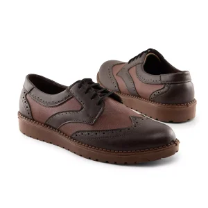 کفش اداری مردانه چرم طبیعی مدل 666